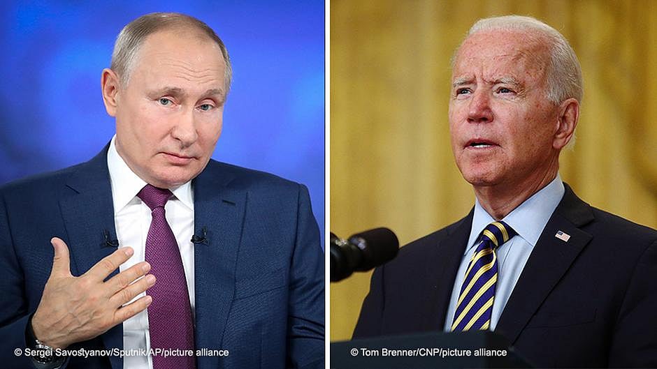 Biden lashes at Putin, calls for Western resolve for freedom