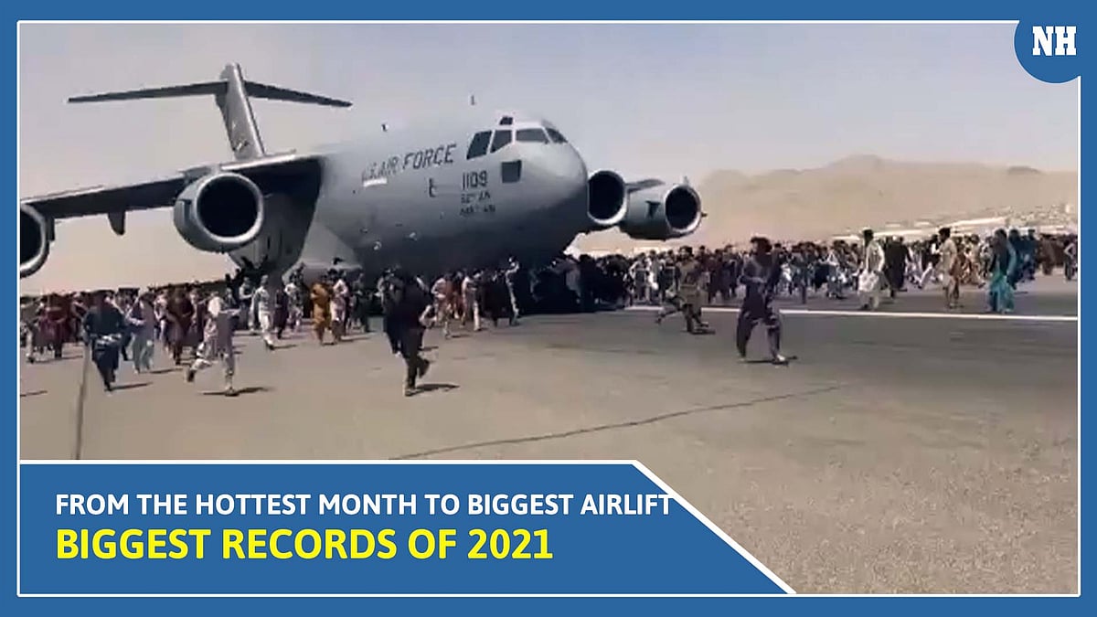 Biggest records of 2021: From the hottest month to biggest airlift 