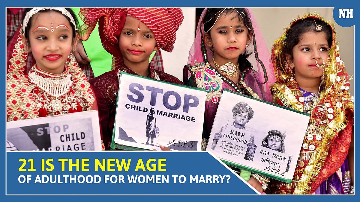 21 is the new age of adulthood for women to marry
