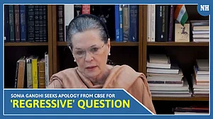 Sonia Gandhi seeks apology from CBSE for 'regressive' question