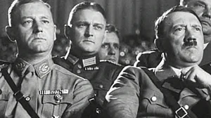 Hitler and Nazis watching films