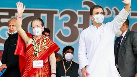 Sonia Gandhi and Rahul Gandhi