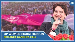 UP Women Marathon On Priyanka Gandhi's Call