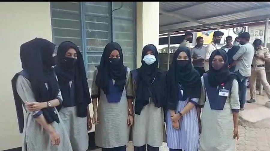 Hijab-clad students denied entry to classroom in Udupi PU college