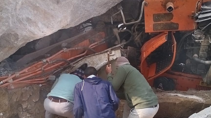 2 people killed in landslide, more feared trapped at mining site in Haryana's Bhiwani district