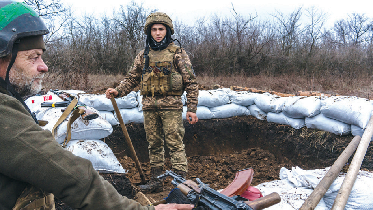 Russian troops