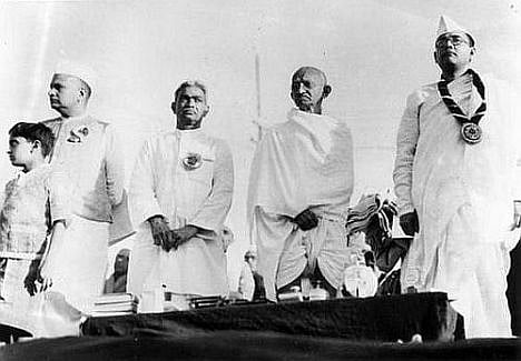 Bose at Congress party's Haripura Session