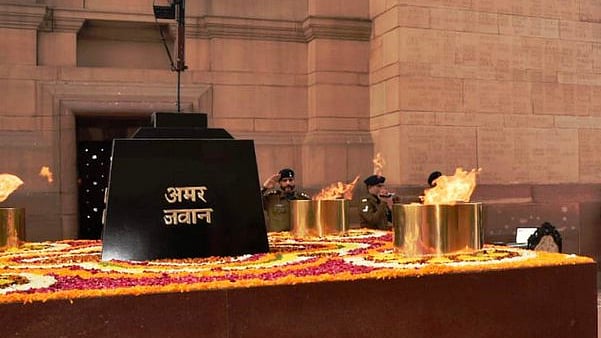 Amar Jawan Jyoti merged with eternal flame at National War Memorial