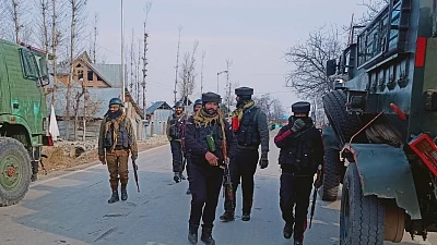 3 terrorists killed, army officer injured in Kashmir encounter