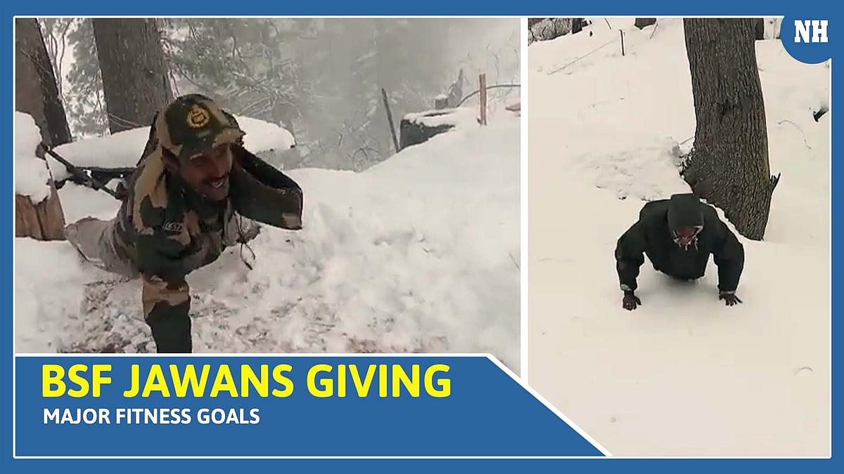 BSF jawans giving major fitness goals