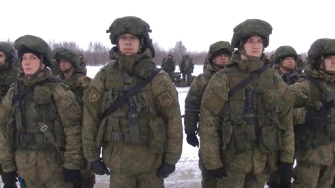 Russian troops in Kazakhstan