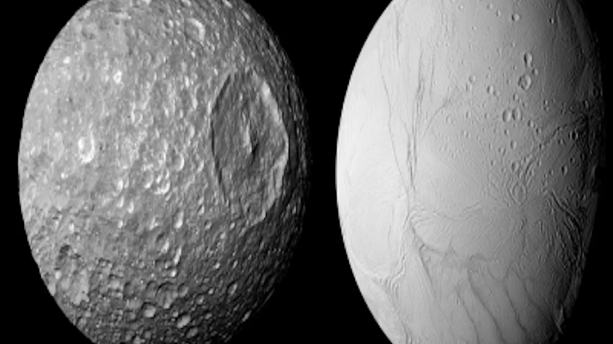 Saturn's Death Star moon hides an underground 'stealth' ocean