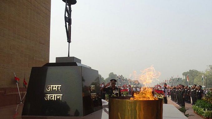 Several ex-servicemen infuriated with Centre’s decision to extinguish flame at Amar Jawan Jyoti
