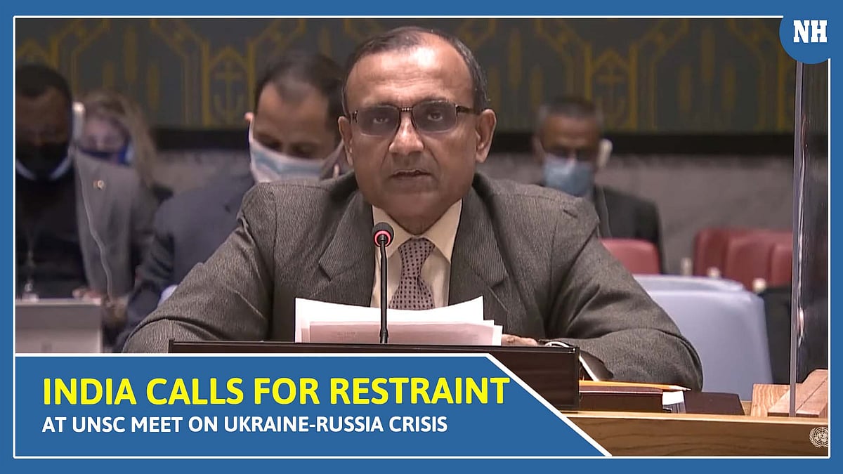 India calls for restraint at UNSC meet on Ukraine-Russia crisis 