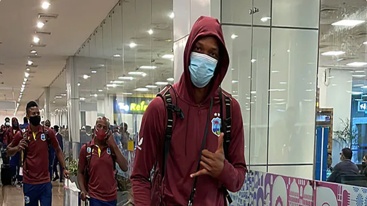 West Indies arrive for limited over series against India