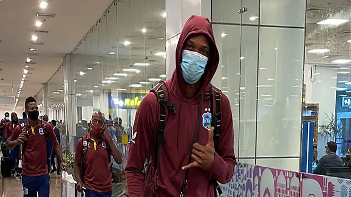 West Indies arrive for limited over series against India