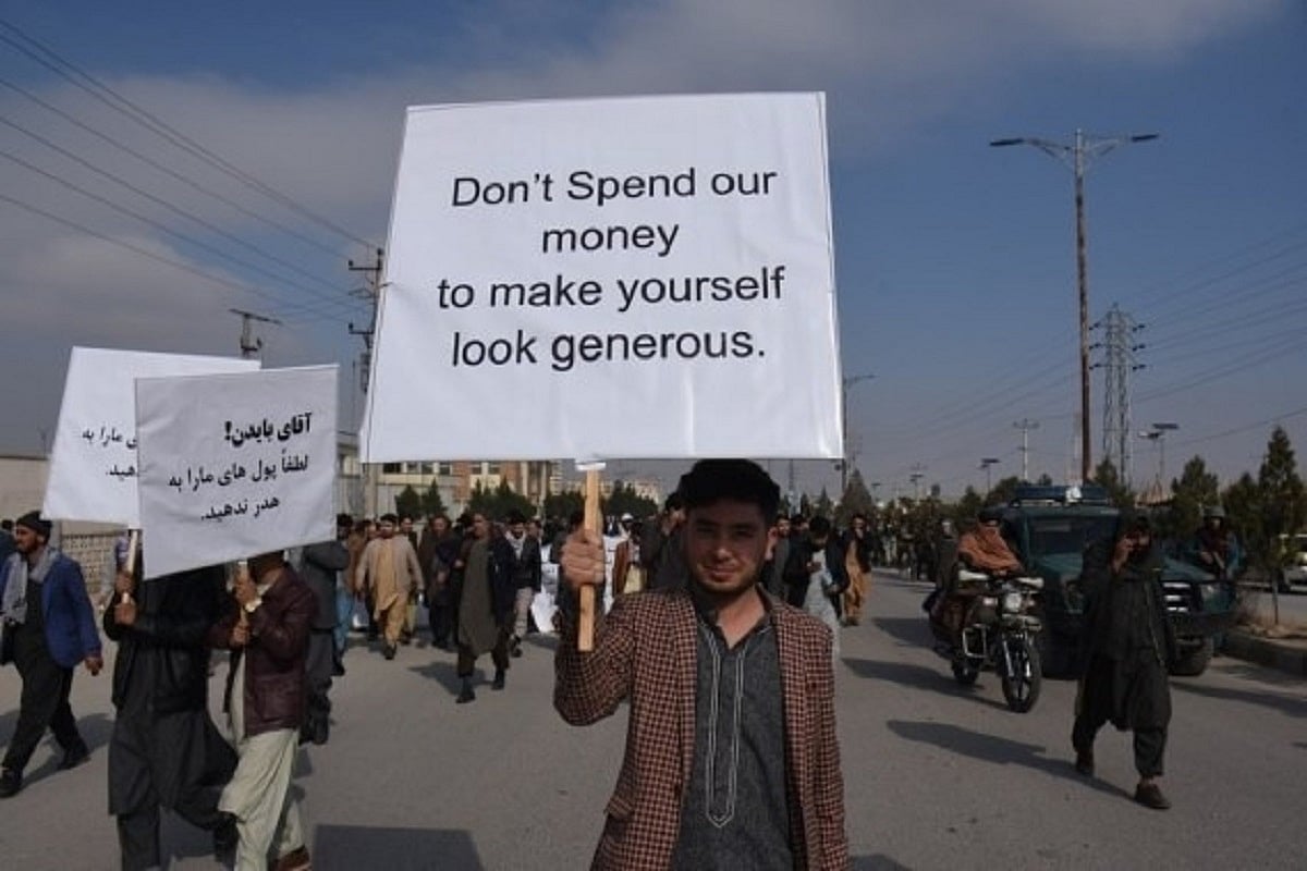Afghans seek release of frozen assets