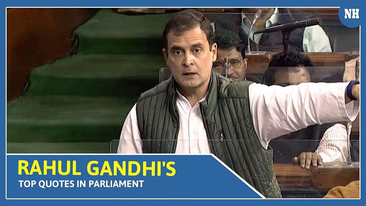 Rahul Gandhi's top quotes in Parliament 
