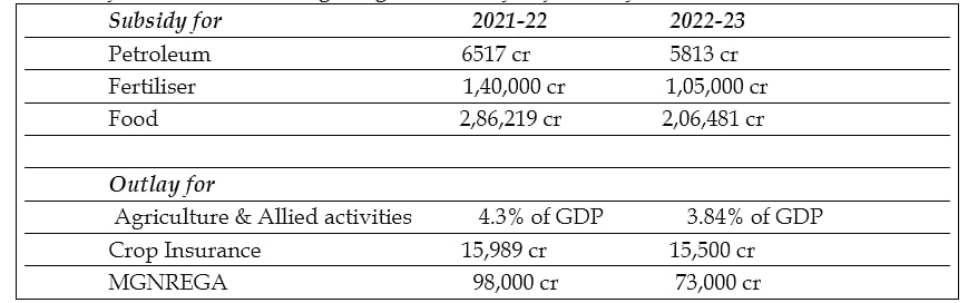 Slashing subsidies unkindest cut in Budget; Centre forgot poor, but they will remember: Chidambaram