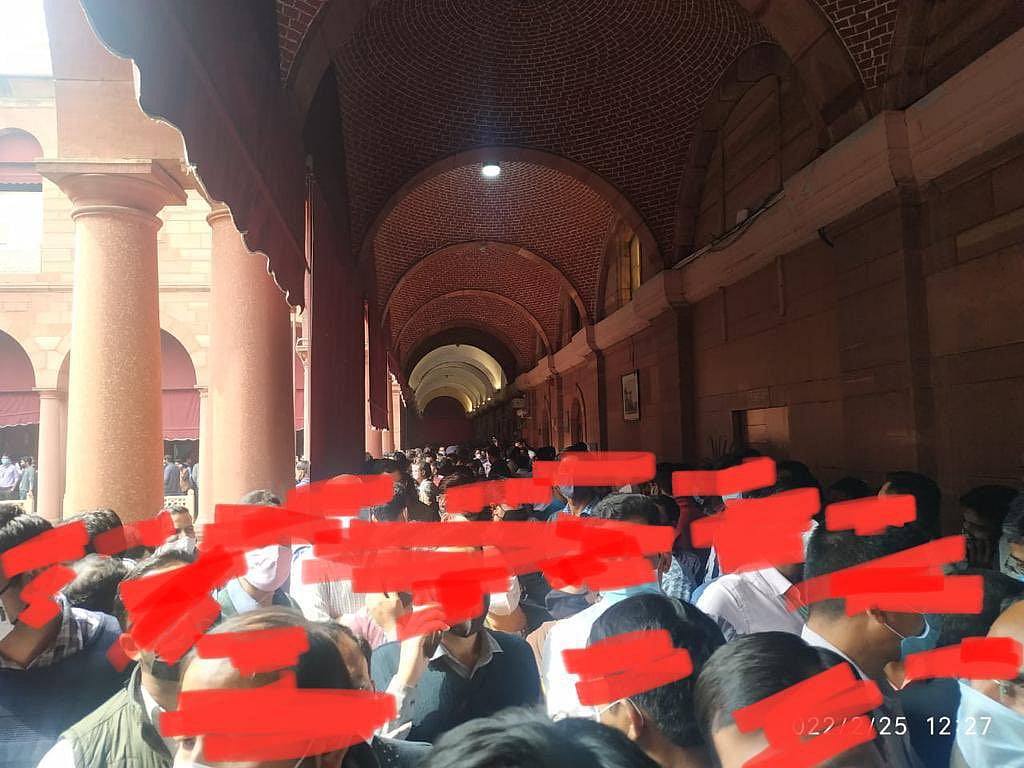 Central Secretariat Service officials assemble at North Block against delayed promotions