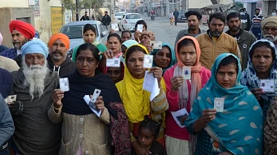 Over 34% polling in Punjab, 35.88% in UP till 1 pm