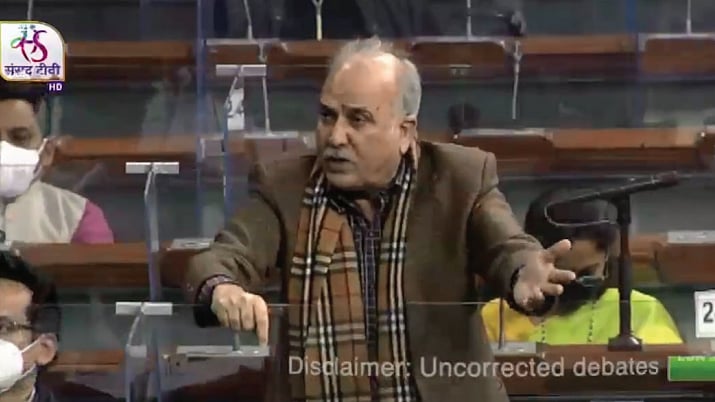 Hasnain Masoodi speaks in Lok Sabha on attempts being made by Modi government to effect demographic changes in J&K