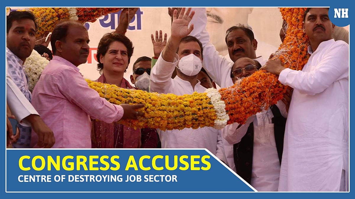 Congress accuses Centre of destroying job sector