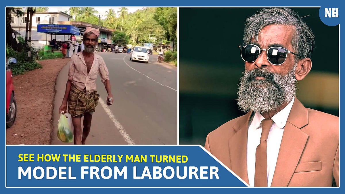 See how the elderly man turned model from labourer