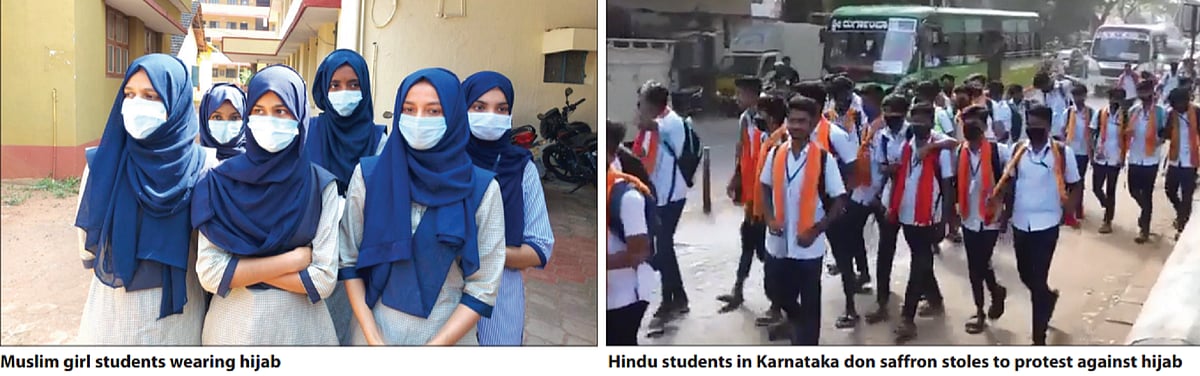 Udupi girls cite college rules that allow hijab if colour matches with uniform 