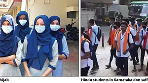 Udupi girls cite college rules that allow hijab if colour matches with uniform