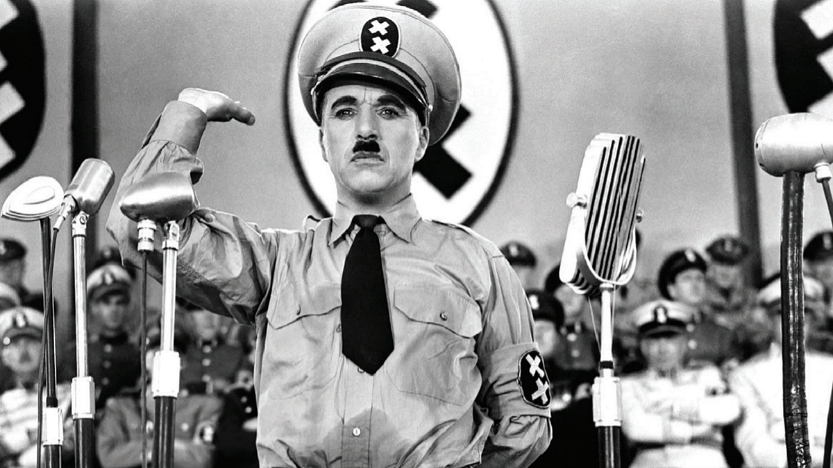 Charlie Chaplin in ‘The Great Dictator’