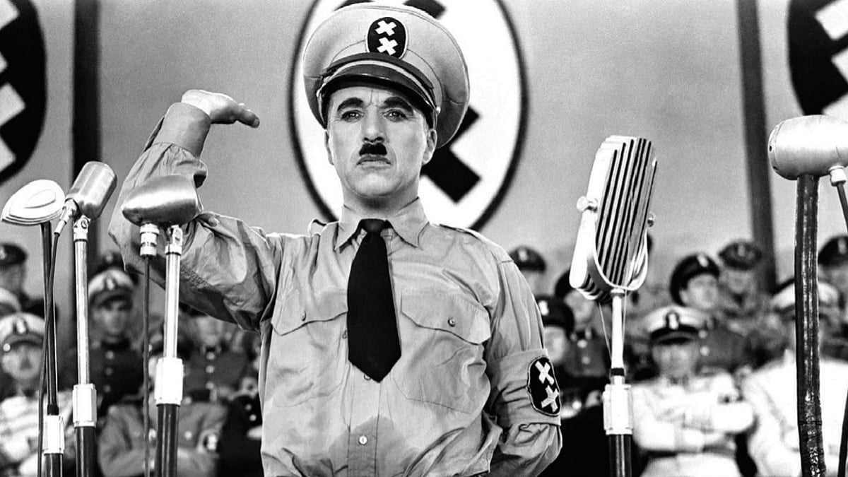 Charlie Chaplin in ‘The Great Dictator’