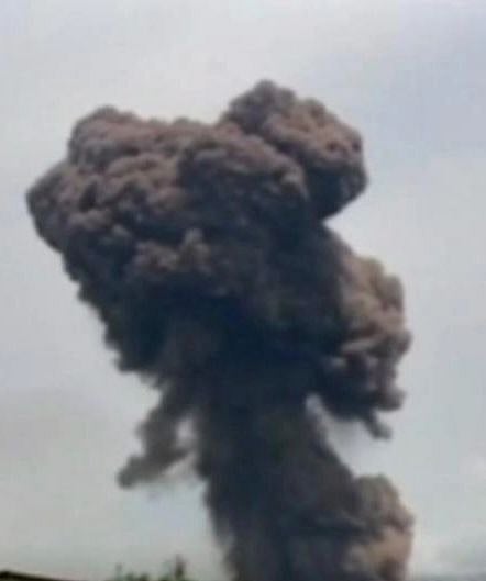 Explosions rock Ukraine's key airport, military facilities