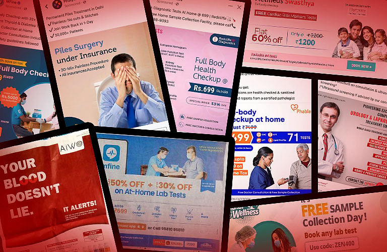 Ads being run by online health service aggregators