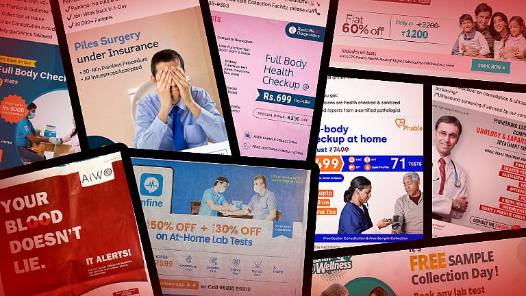 Ads being run by online health service aggregators