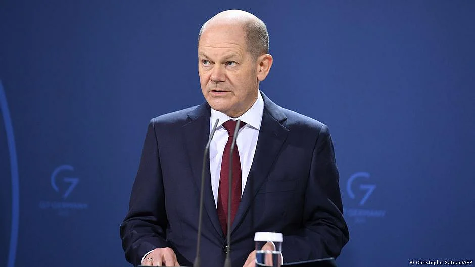 German Chancellor Olaf Scholz