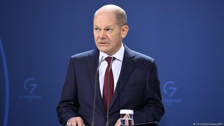 German Chancellor Olaf Scholz