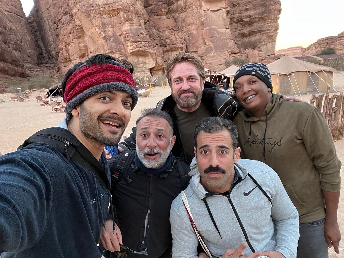 Ali Fazal shares candid images with co-star Gerard Butler from the sets of 'Kandahar'