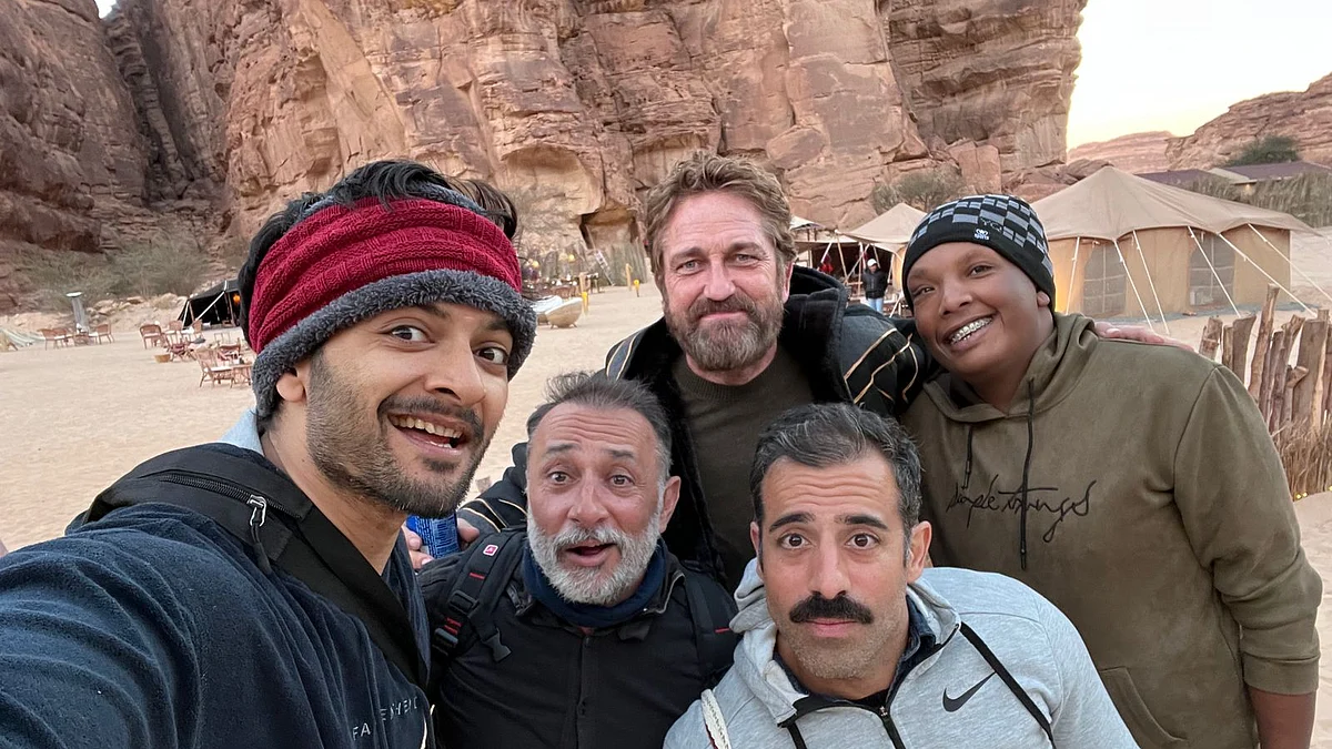 Ali Fazal shares candid images with co-star Gerard Butler from the sets of 'Kandahar'