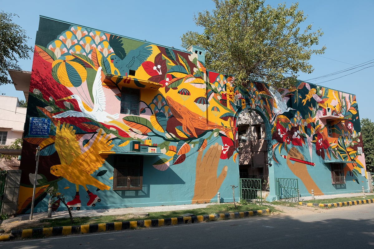 Goethe-Institut brings together an Indian and a German artist to work on murals in Delhi and Chennai