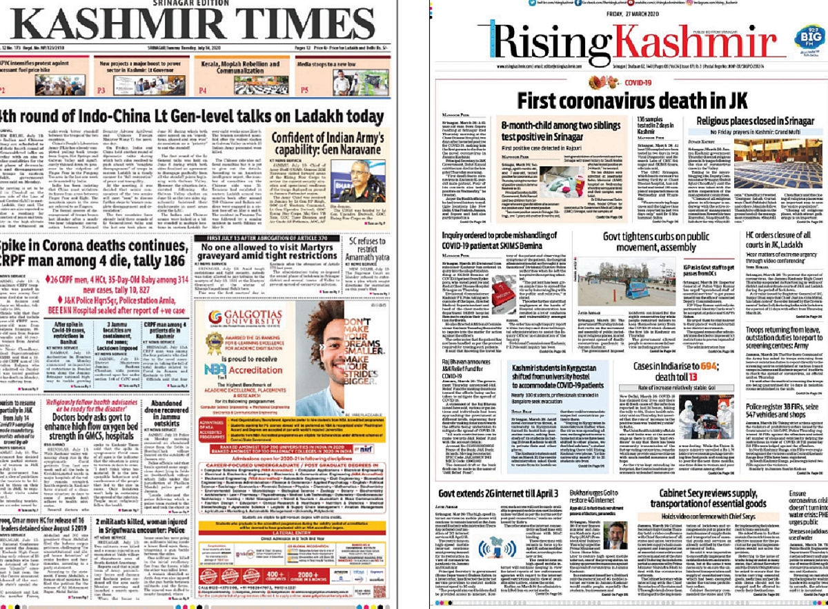 Is muzzling the media in Kashmir serving the interests of New Delhi ? 