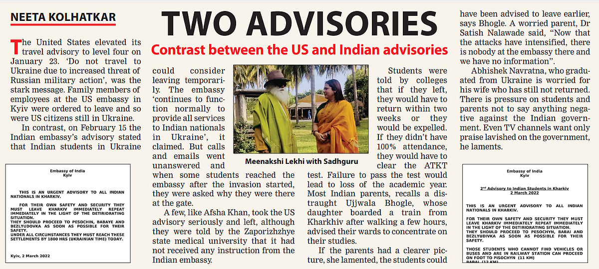 Missing in Action: Indian Diplomats in Ukraine
