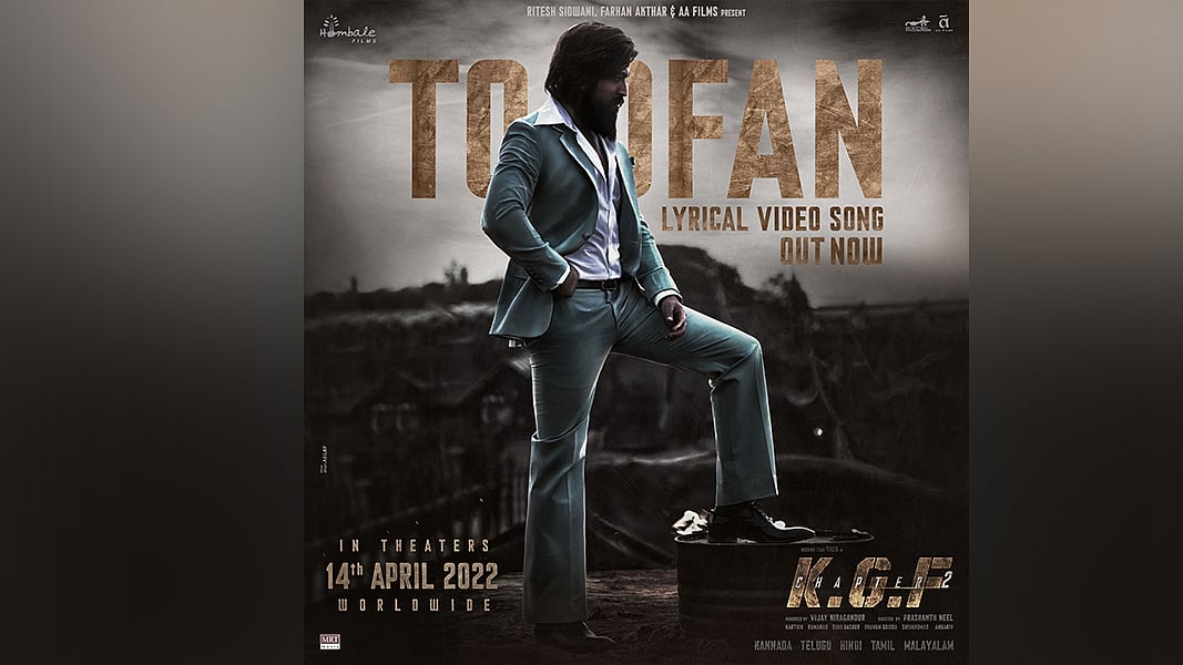 K.G.F: Chapter 2 launches its track 'Toofan' to entertain everyone!