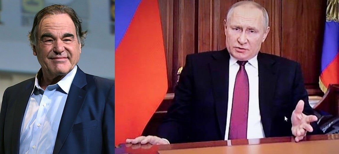Oliver Stone criticises 'Putin's aggression in Ukraine'