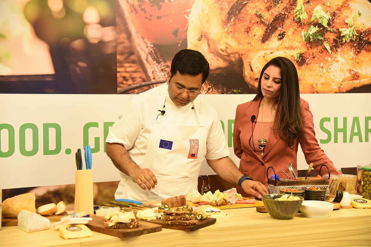 Chef Ajay Chopra hosts a virtual tasting event to launch EU’s ‘More Than Food’ campaign