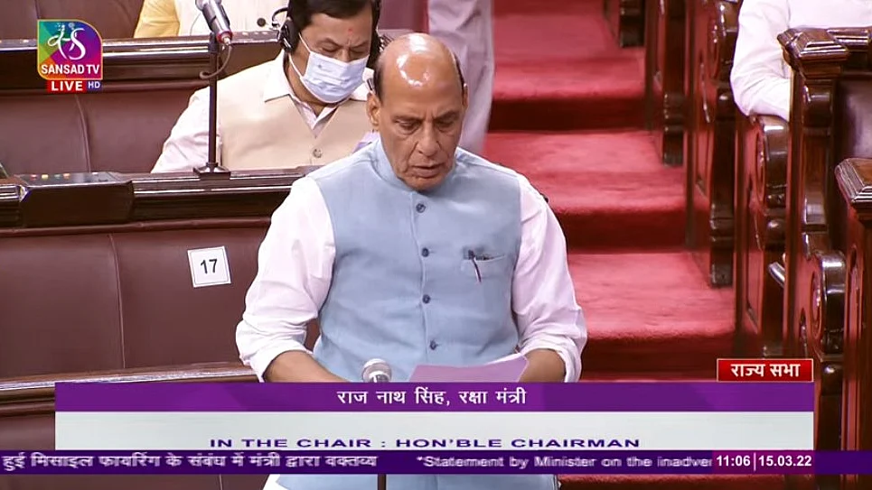 India's missile system highly safe and secure: Rajnath on accidental firing of missile