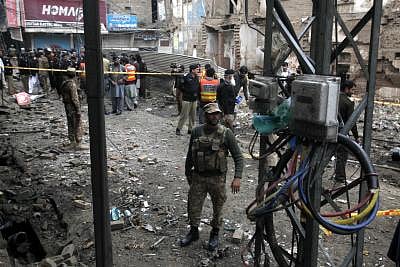 35 killed, over 80 injured in blast at Shia mosque during Friday congregation in northwest Pakistan