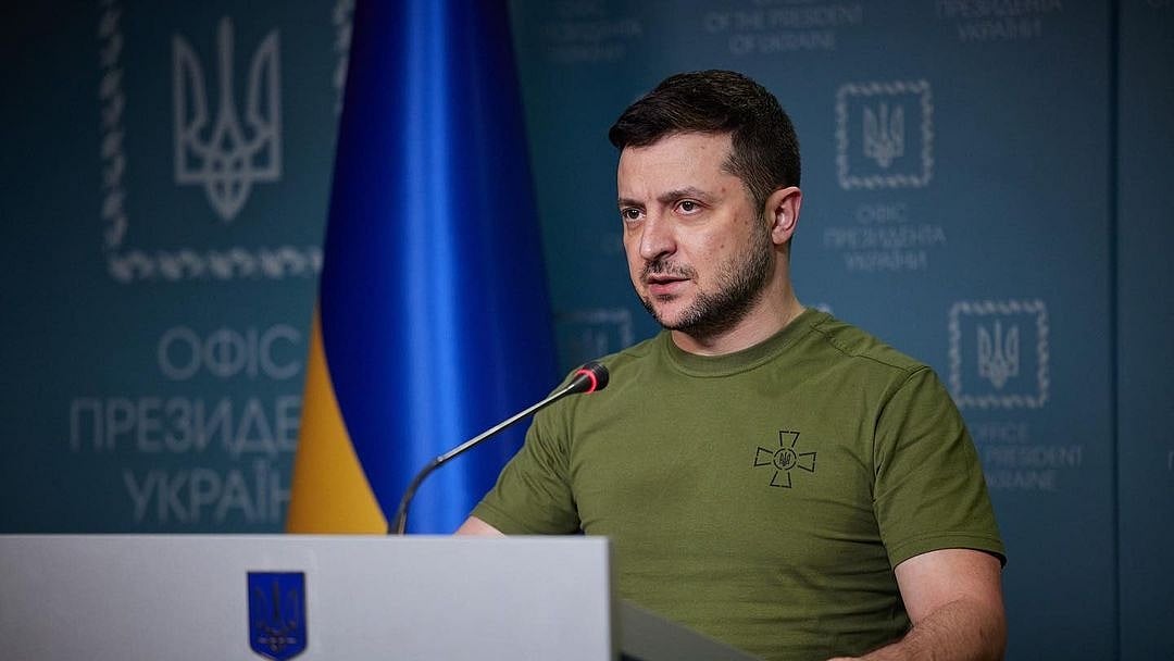 Ukrainian president Volodymyr Zelensky (File)
