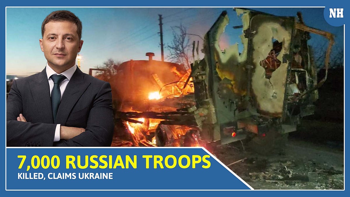 7,000 Russian troops killed, claims Ukraine; Russia denies, says only 498 