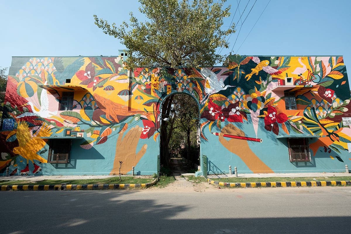 Goethe-Institut brings together an Indian and a German artist to work on murals in Delhi and Chennai